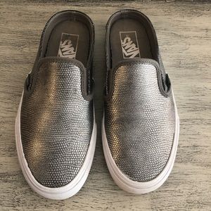 Vans Faux Snakeskin Slide Sneakers
